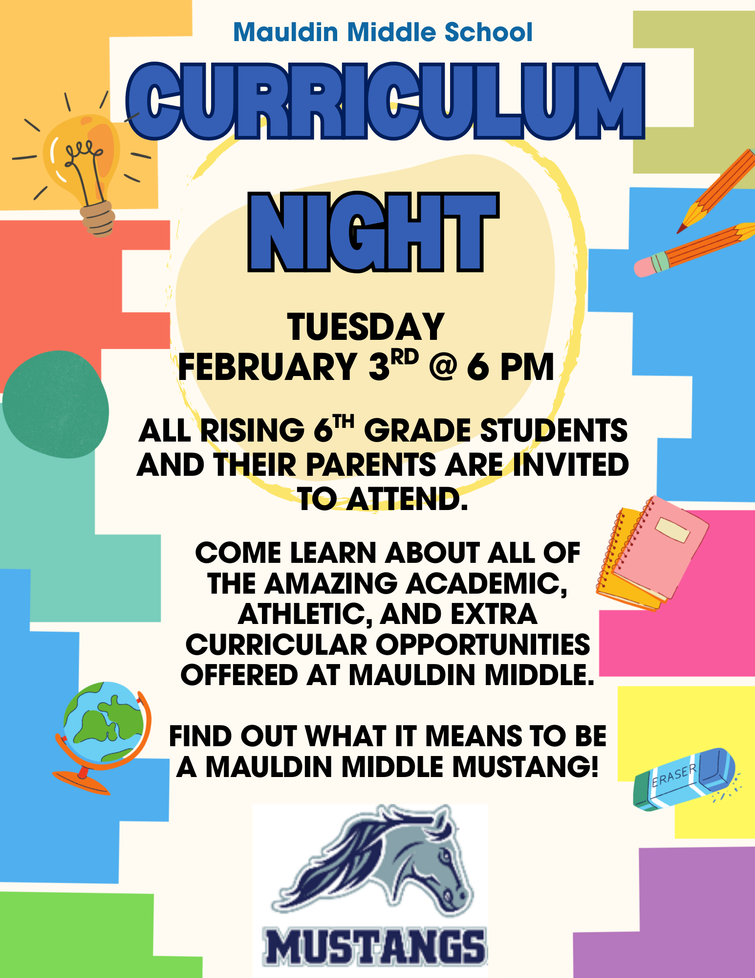 Mauldin Middle Curriculum Night
